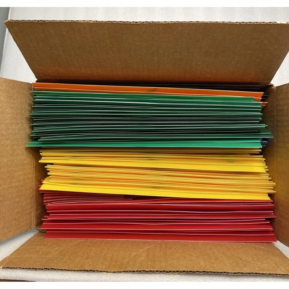 Plastic Poly Folders 2 Pocket w/ Prongs 9.4
